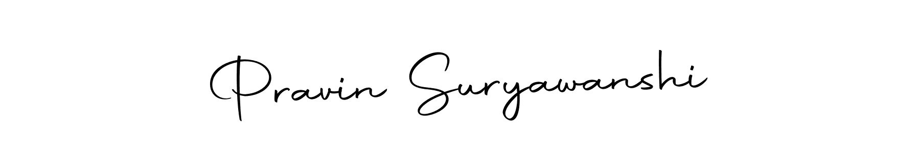 Make a beautiful signature design for name Pravin Suryawanshi. With this signature (Autography-DOLnW) style, you can create a handwritten signature for free. Pravin Suryawanshi signature style 10 images and pictures png
