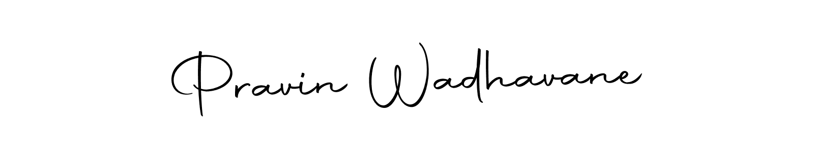 Make a beautiful signature design for name Pravin Wadhavane. With this signature (Autography-DOLnW) style, you can create a handwritten signature for free. Pravin Wadhavane signature style 10 images and pictures png