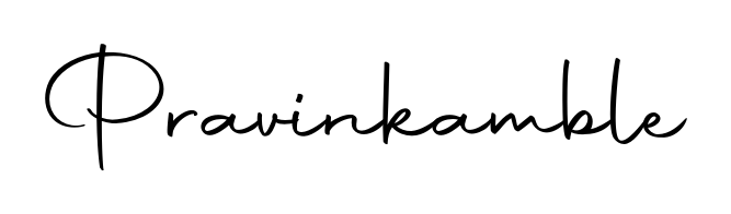 Personalize your online presence with Pravinkamble signature rendered in elegant Autography-DOLnW font. Great for website footers and blogs. Pravinkamble signature style 10 images and pictures png
