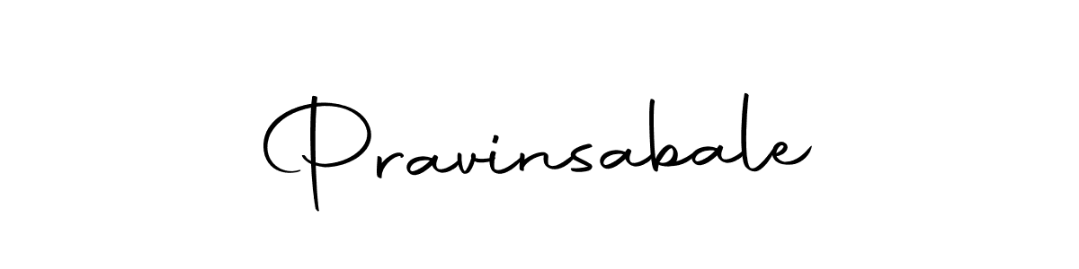 Make a beautiful signature design for name Pravinsabale. With this signature (Autography-DOLnW) style, you can create a handwritten signature for free. Pravinsabale signature style 10 images and pictures png