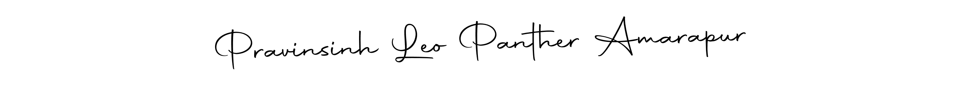 Autography-DOLnW is a professional signature style that is perfect for those who want to add a touch of class to their signature. It is also a great choice for those who want to make their signature more unique. Get Pravinsinh Leo Panther Amarapur name to fancy signature for free. Pravinsinh Leo Panther Amarapur signature style 10 images and pictures png