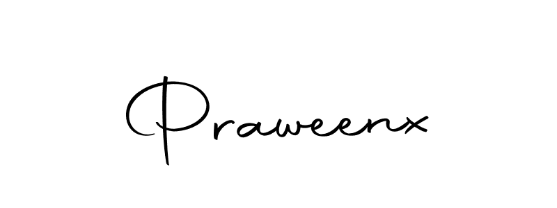 Design your own signature with our free online signature maker. With this signature software, you can create a handwritten (Autography-DOLnW) signature for name Praweenx. Praweenx signature style 10 images and pictures png