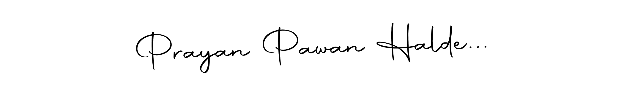 Autography-DOLnW is a professional signature style that is perfect for those who want to add a touch of class to their signature. It is also a great choice for those who want to make their signature more unique. Get Prayan Pawan Halde... name to fancy signature for free. Prayan Pawan Halde... signature style 10 images and pictures png
