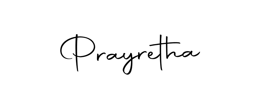 You should practise on your own different ways (Autography-DOLnW) to write your name (Prayretha) in signature. don't let someone else do it for you. Prayretha signature style 10 images and pictures png