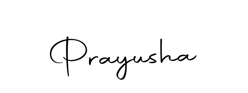 Create a beautiful signature design for name Prayusha. With this signature (Autography-DOLnW) fonts, you can make a handwritten signature for free. Prayusha signature style 10 images and pictures png