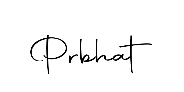 Prbhat stylish signature style. Best Handwritten Sign (Autography-DOLnW) for my name. Handwritten Signature Collection Ideas for my name Prbhat. Prbhat signature style 10 images and pictures png