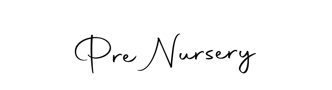 Create a beautiful signature design for name Pre Nursery. With this signature (Autography-DOLnW) fonts, you can make a handwritten signature for free. Pre Nursery signature style 10 images and pictures png