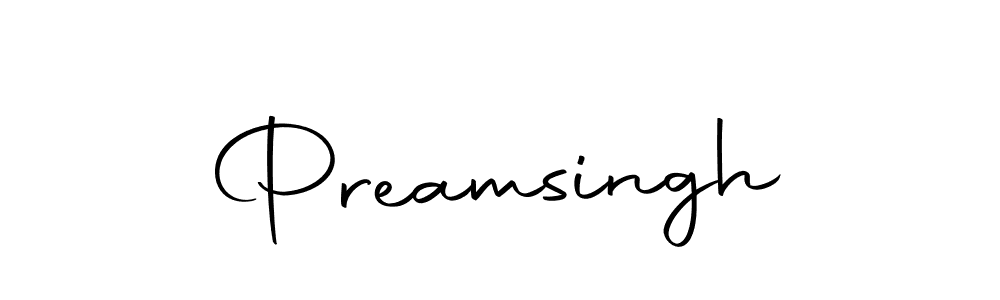 The best way (Autography-DOLnW) to make a short signature is to pick only two or three words in your name. The name Preamsingh include a total of six letters. For converting this name. Preamsingh signature style 10 images and pictures png