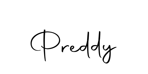 Also we have Preddy name is the best signature style. Create professional handwritten signature collection using Autography-DOLnW autograph style. Preddy signature style 10 images and pictures png