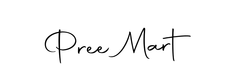 How to make Pree Mart signature? Autography-DOLnW is a professional autograph style. Create handwritten signature for Pree Mart name. Pree Mart signature style 10 images and pictures png