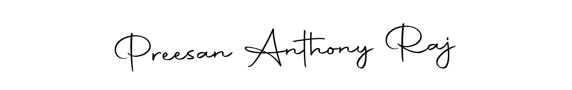 Use a signature maker to create a handwritten signature online. With this signature software, you can design (Autography-DOLnW) your own signature for name Preesan Anthony Raj. Preesan Anthony Raj signature style 10 images and pictures png