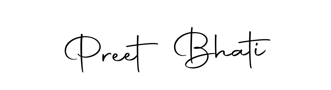 The best way (Autography-DOLnW) to make a short signature is to pick only two or three words in your name. The name Preet Bhati include a total of six letters. For converting this name. Preet Bhati signature style 10 images and pictures png
