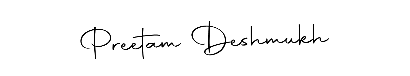 Make a beautiful signature design for name Preetam Deshmukh. Use this online signature maker to create a handwritten signature for free. Preetam Deshmukh signature style 10 images and pictures png