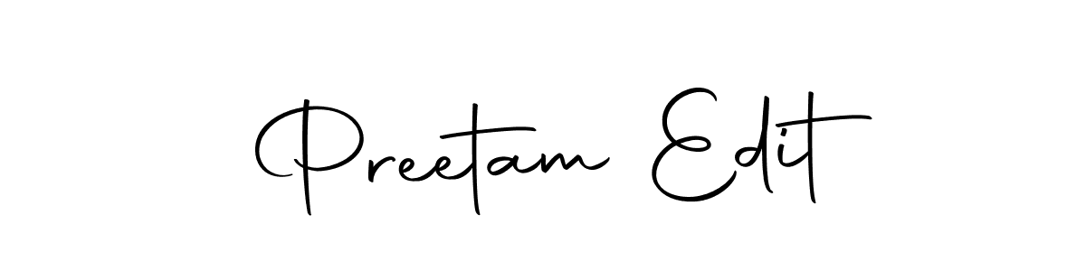 You should practise on your own different ways (Autography-DOLnW) to write your name (Preetam Edit) in signature. don't let someone else do it for you. Preetam Edit signature style 10 images and pictures png