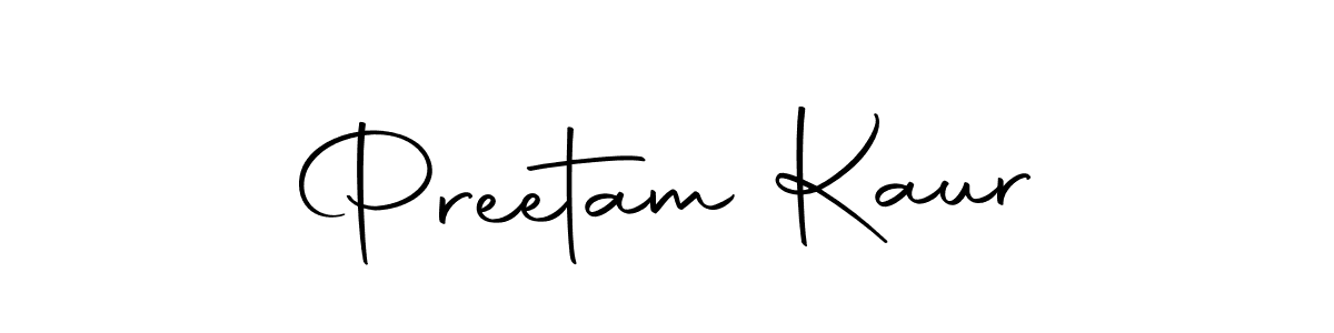 Also we have Preetam Kaur name is the best signature style. Create professional handwritten signature collection using Autography-DOLnW autograph style. Preetam Kaur signature style 10 images and pictures png