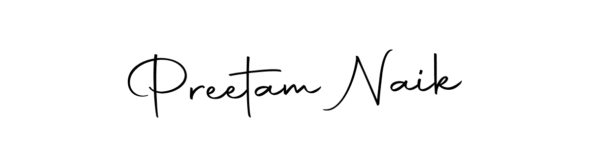 Create a beautiful signature design for name Preetam Naik. With this signature (Autography-DOLnW) fonts, you can make a handwritten signature for free. Preetam Naik signature style 10 images and pictures png