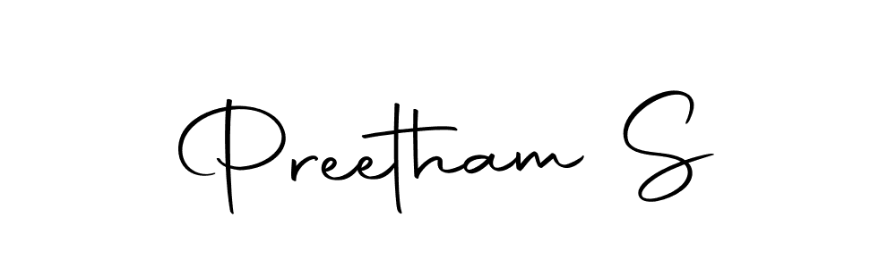 Also we have Preetham S name is the best signature style. Create professional handwritten signature collection using Autography-DOLnW autograph style. Preetham S signature style 10 images and pictures png