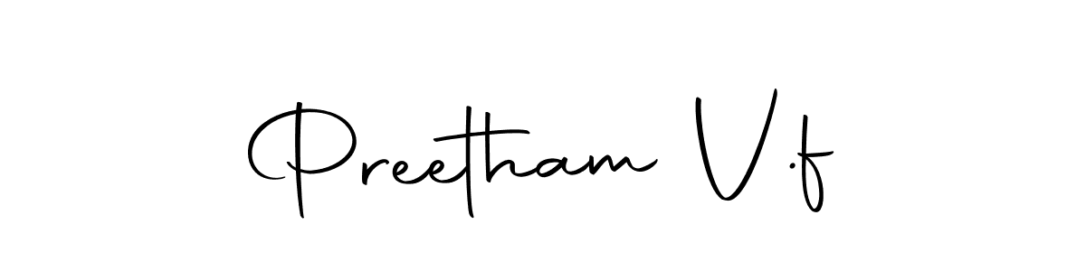 You can use this online signature creator to create a handwritten signature for the name Preetham V.f. This is the best online autograph maker. Preetham V.f signature style 10 images and pictures png