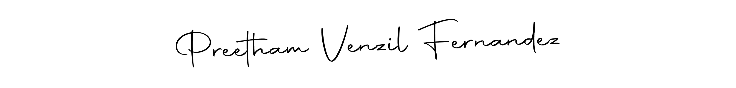 It looks lik you need a new signature style for name Preetham Venzil Fernandez. Design unique handwritten (Autography-DOLnW) signature with our free signature maker in just a few clicks. Preetham Venzil Fernandez signature style 10 images and pictures png