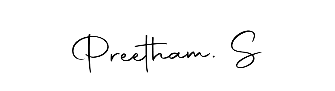 Make a beautiful signature design for name Preetham. S. With this signature (Autography-DOLnW) style, you can create a handwritten signature for free. Preetham. S signature style 10 images and pictures png