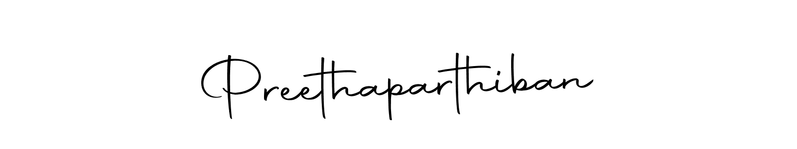 How to make Preethaparthiban name signature. Use Autography-DOLnW style for creating short signs online. This is the latest handwritten sign. Preethaparthiban signature style 10 images and pictures png