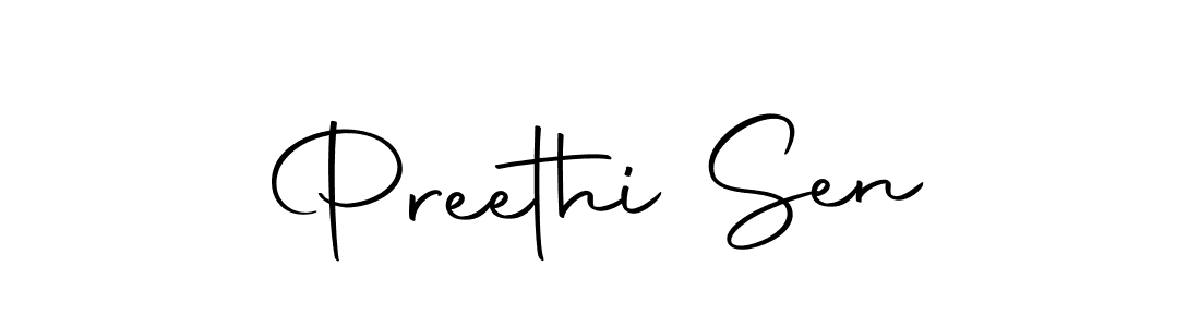 Create a beautiful signature design for name Preethi Sen. With this signature (Autography-DOLnW) fonts, you can make a handwritten signature for free. Preethi Sen signature style 10 images and pictures png
