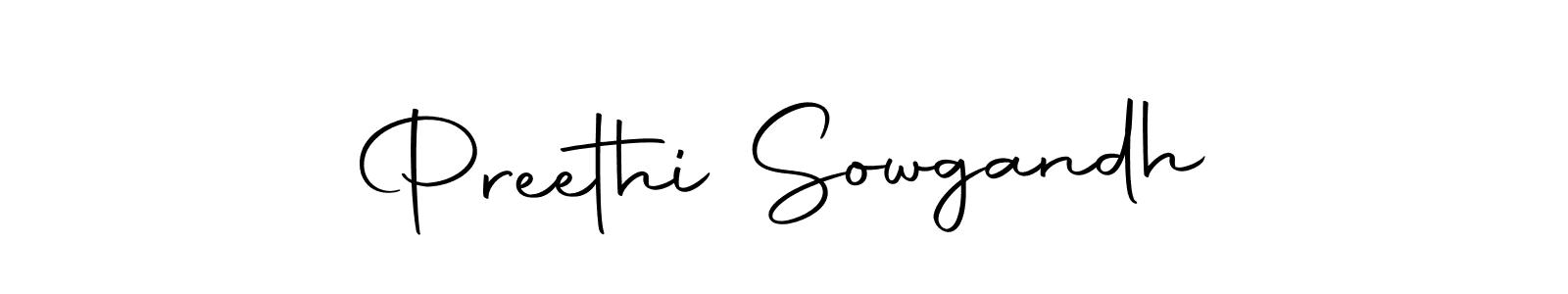 Make a beautiful signature design for name Preethi Sowgandh. Use this online signature maker to create a handwritten signature for free. Preethi Sowgandh signature style 10 images and pictures png