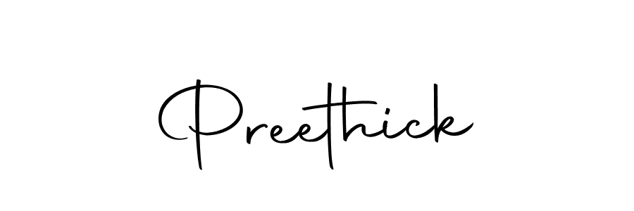 How to make Preethick signature? Autography-DOLnW is a professional autograph style. Create handwritten signature for Preethick name. Preethick signature style 10 images and pictures png