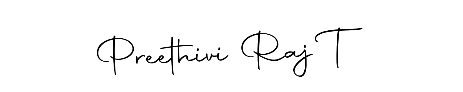 You should practise on your own different ways (Autography-DOLnW) to write your name (Preethivi Raj T) in signature. don't let someone else do it for you. Preethivi Raj T signature style 10 images and pictures png