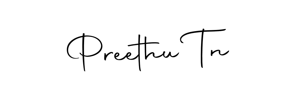 Use a signature maker to create a handwritten signature online. With this signature software, you can design (Autography-DOLnW) your own signature for name Preethu Tn. Preethu Tn signature style 10 images and pictures png