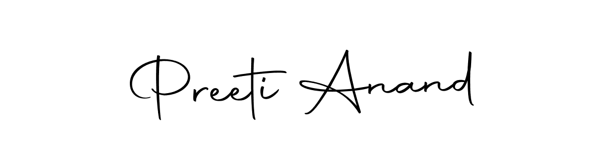 Also we have Preeti Anand name is the best signature style. Create professional handwritten signature collection using Autography-DOLnW autograph style. Preeti Anand signature style 10 images and pictures png