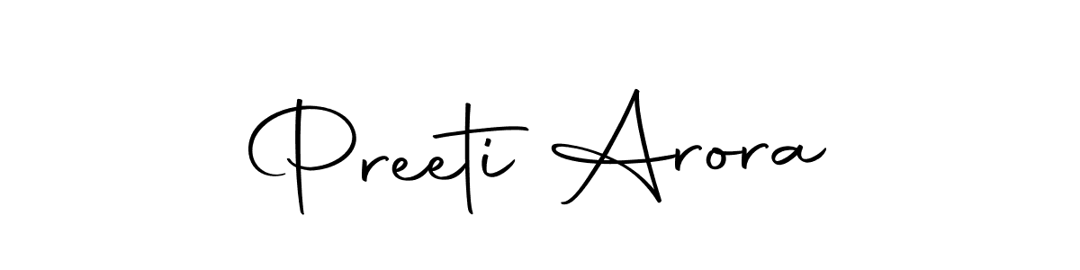 Preeti Arora stylish signature style. Best Handwritten Sign (Autography-DOLnW) for my name. Handwritten Signature Collection Ideas for my name Preeti Arora. Preeti Arora signature style 10 images and pictures png