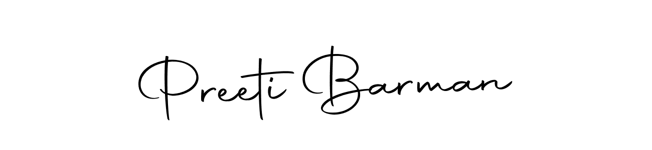 You should practise on your own different ways (Autography-DOLnW) to write your name (Preeti Barman) in signature. don't let someone else do it for you. Preeti Barman signature style 10 images and pictures png