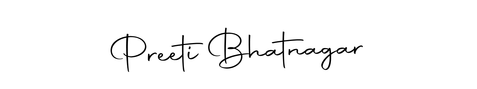 Make a short Preeti Bhatnagar signature style. Manage your documents anywhere anytime using Autography-DOLnW. Create and add eSignatures, submit forms, share and send files easily. Preeti Bhatnagar signature style 10 images and pictures png