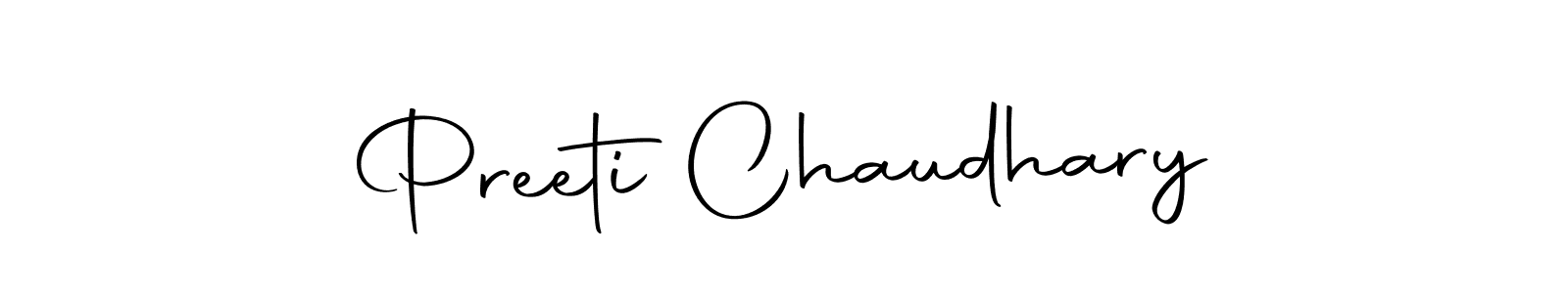 Make a beautiful signature design for name Preeti Chaudhary. Use this online signature maker to create a handwritten signature for free. Preeti Chaudhary signature style 10 images and pictures png