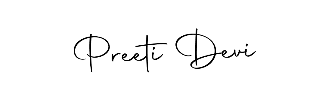 Make a beautiful signature design for name Preeti Devi. With this signature (Autography-DOLnW) style, you can create a handwritten signature for free. Preeti Devi signature style 10 images and pictures png