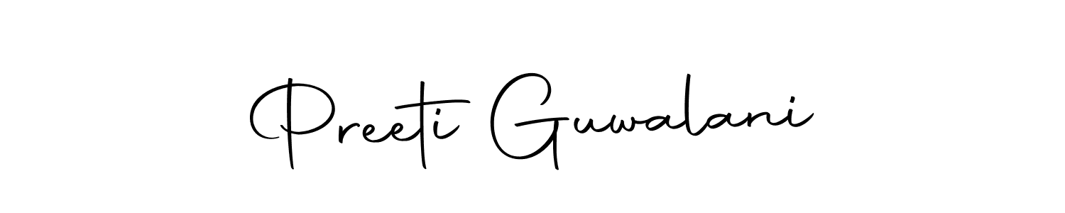 Preeti Guwalani stylish signature style. Best Handwritten Sign (Autography-DOLnW) for my name. Handwritten Signature Collection Ideas for my name Preeti Guwalani. Preeti Guwalani signature style 10 images and pictures png