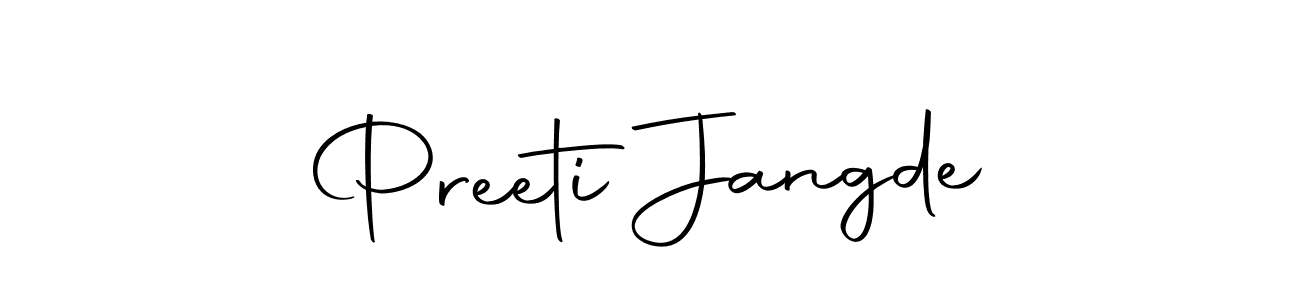 Make a beautiful signature design for name Preeti Jangde. Use this online signature maker to create a handwritten signature for free. Preeti Jangde signature style 10 images and pictures png