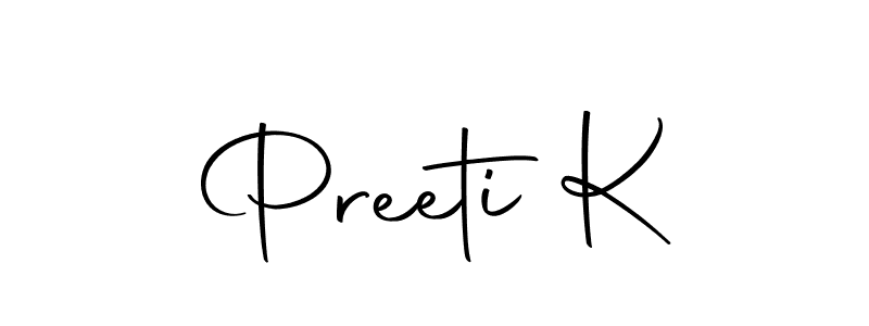 Autography-DOLnW is a professional signature style that is perfect for those who want to add a touch of class to their signature. It is also a great choice for those who want to make their signature more unique. Get Preeti K name to fancy signature for free. Preeti K signature style 10 images and pictures png