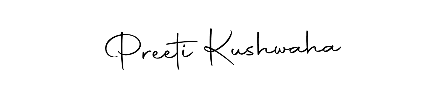 Make a beautiful signature design for name Preeti Kushwaha. With this signature (Autography-DOLnW) style, you can create a handwritten signature for free. Preeti Kushwaha signature style 10 images and pictures png