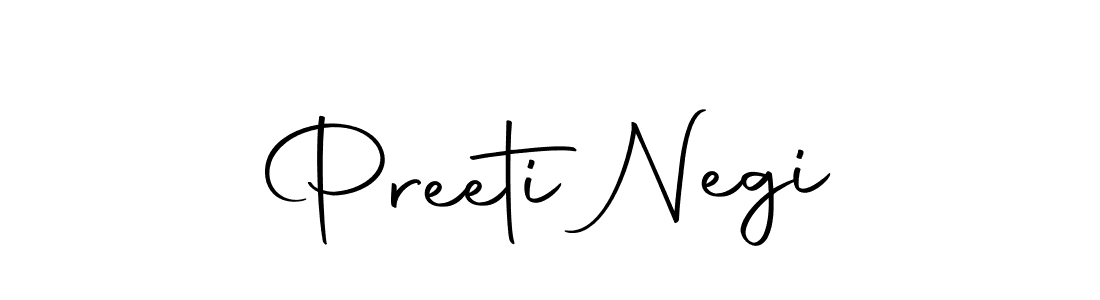 Design your own signature with our free online signature maker. With this signature software, you can create a handwritten (Autography-DOLnW) signature for name Preeti Negi. Preeti Negi signature style 10 images and pictures png