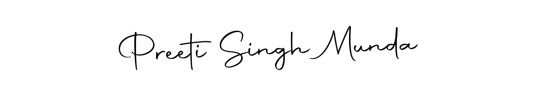 The best way (Autography-DOLnW) to make a short signature is to pick only two or three words in your name. The name Preeti Singh Munda include a total of six letters. For converting this name. Preeti Singh Munda signature style 10 images and pictures png