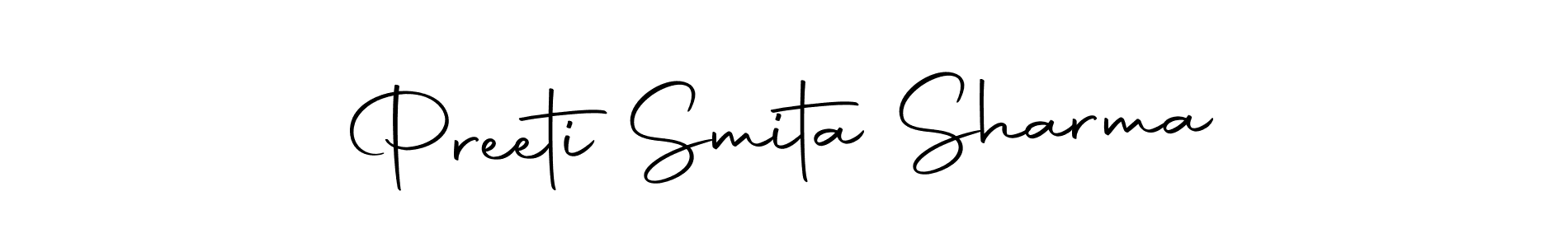 Preeti Smita Sharma stylish signature style. Best Handwritten Sign (Autography-DOLnW) for my name. Handwritten Signature Collection Ideas for my name Preeti Smita Sharma. Preeti Smita Sharma signature style 10 images and pictures png