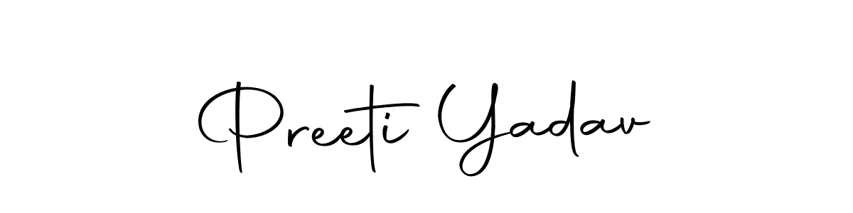 Here are the top 10 professional signature styles for the name Preeti Yadav. These are the best autograph styles you can use for your name. Preeti Yadav signature style 10 images and pictures png