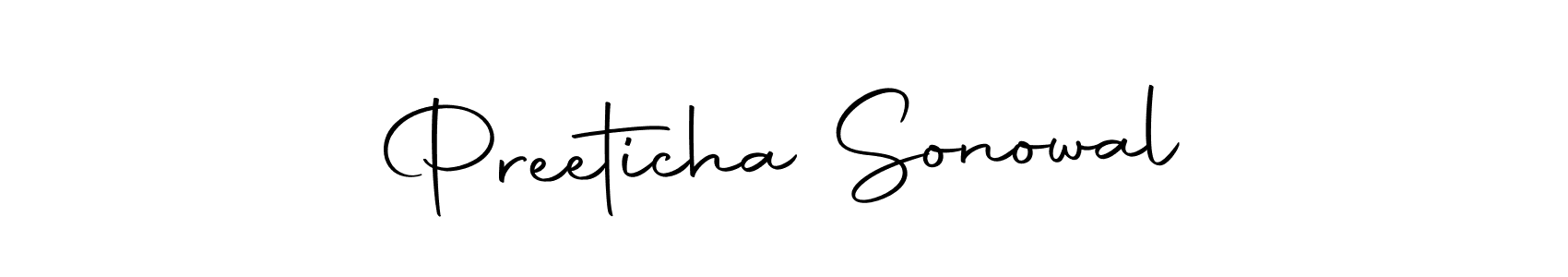 You can use this online signature creator to create a handwritten signature for the name Preeticha Sonowal. This is the best online autograph maker. Preeticha Sonowal signature style 10 images and pictures png