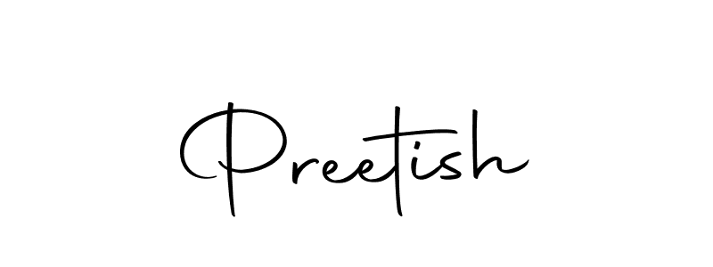Design your own signature with our free online signature maker. With this signature software, you can create a handwritten (Autography-DOLnW) signature for name Preetish. Preetish signature style 10 images and pictures png