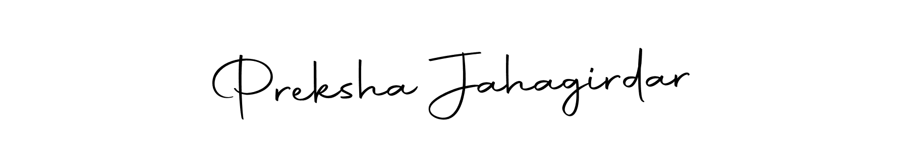 Make a beautiful signature design for name Preksha Jahagirdar. With this signature (Autography-DOLnW) style, you can create a handwritten signature for free. Preksha Jahagirdar signature style 10 images and pictures png