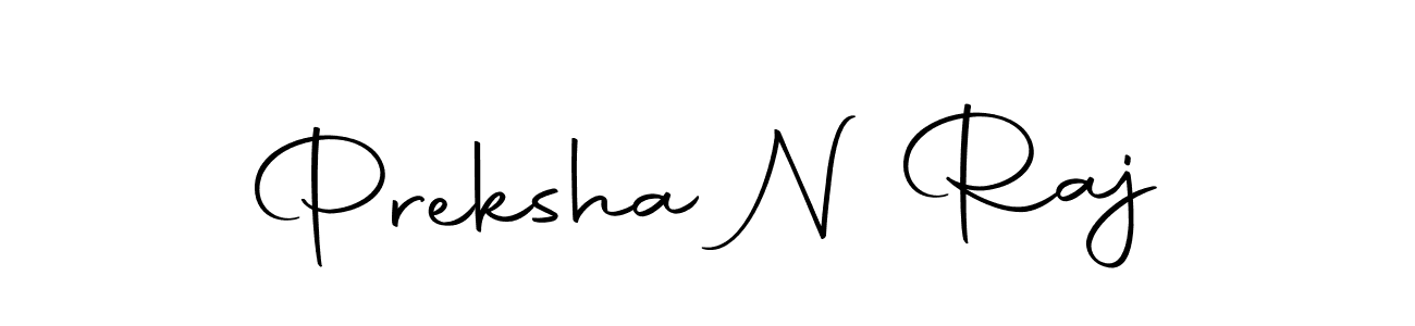 Make a beautiful signature design for name Preksha N Raj. Use this online signature maker to create a handwritten signature for free. Preksha N Raj signature style 10 images and pictures png