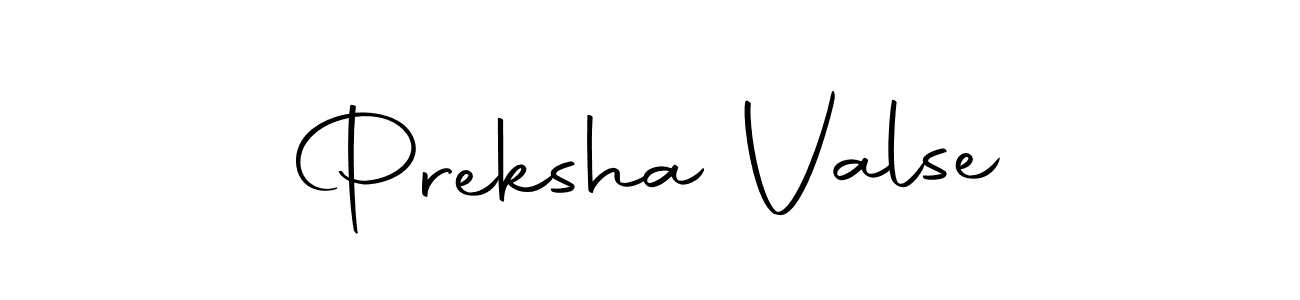 Also we have Preksha Valse name is the best signature style. Create professional handwritten signature collection using Autography-DOLnW autograph style. Preksha Valse signature style 10 images and pictures png