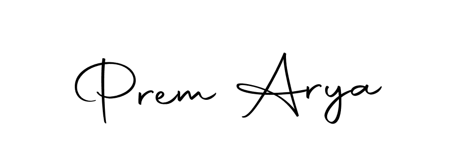Design your own signature with our free online signature maker. With this signature software, you can create a handwritten (Autography-DOLnW) signature for name Prem Arya. Prem Arya signature style 10 images and pictures png